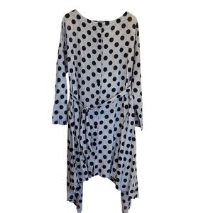 Dress to Kill Polka Dot Dress Lagenlook Art to Wear One Size